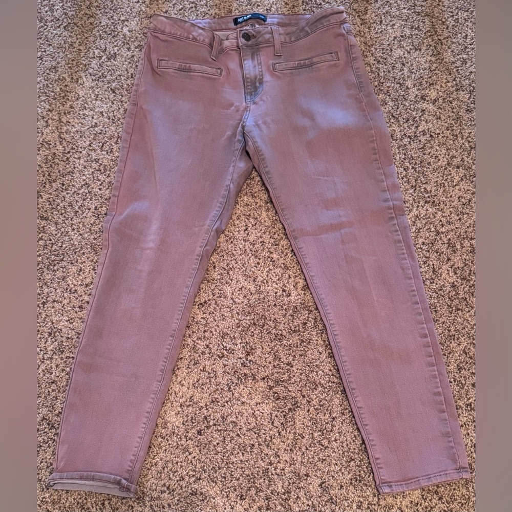Just Black Women's Lavender Ankle Jeans